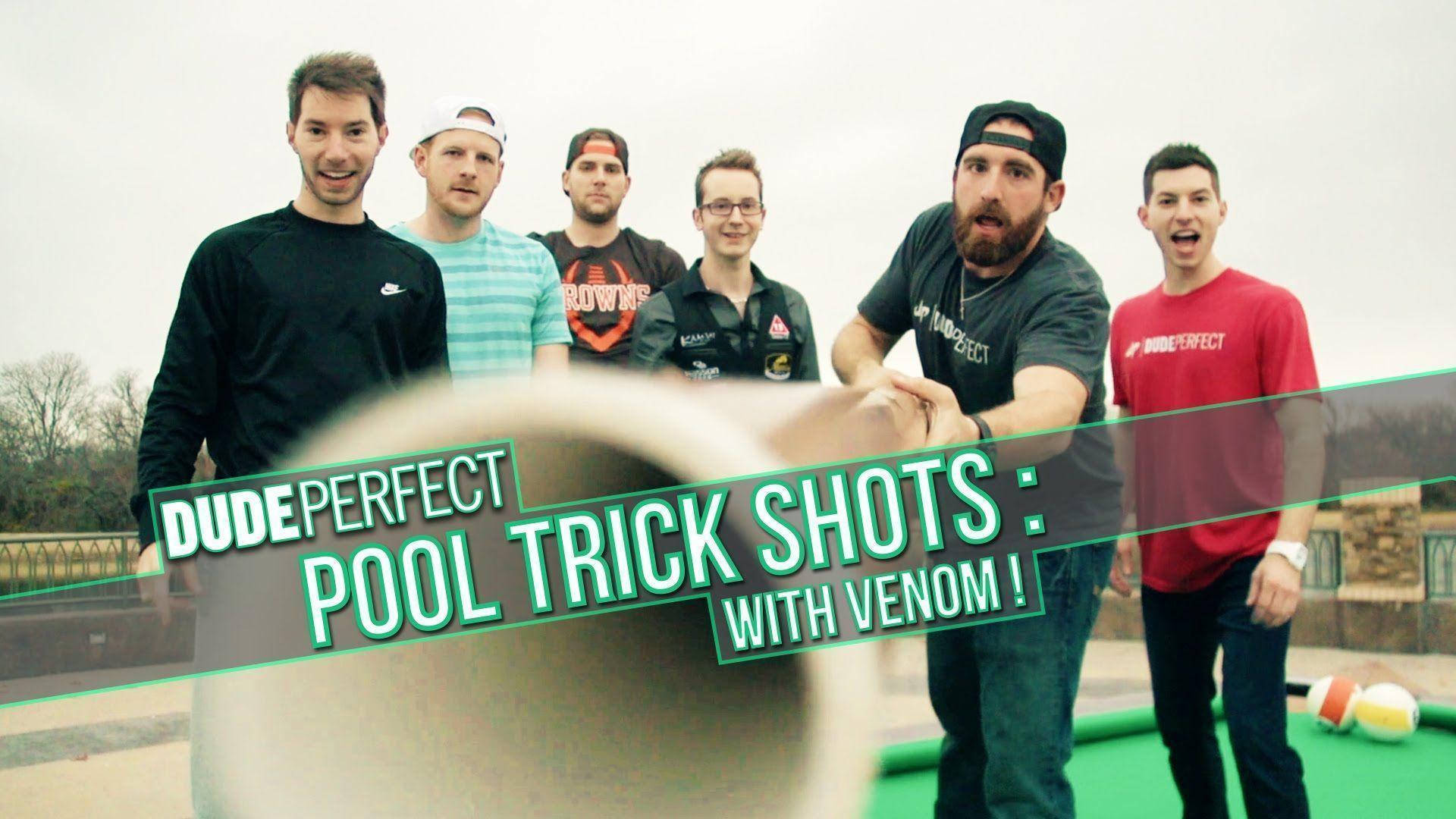 Dude Perfect Pool Trick Shots Background