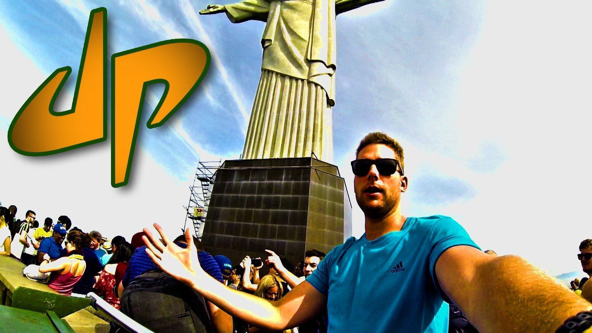 Dude Perfect Team At The Christ The Redeemer Landmark In Brazil