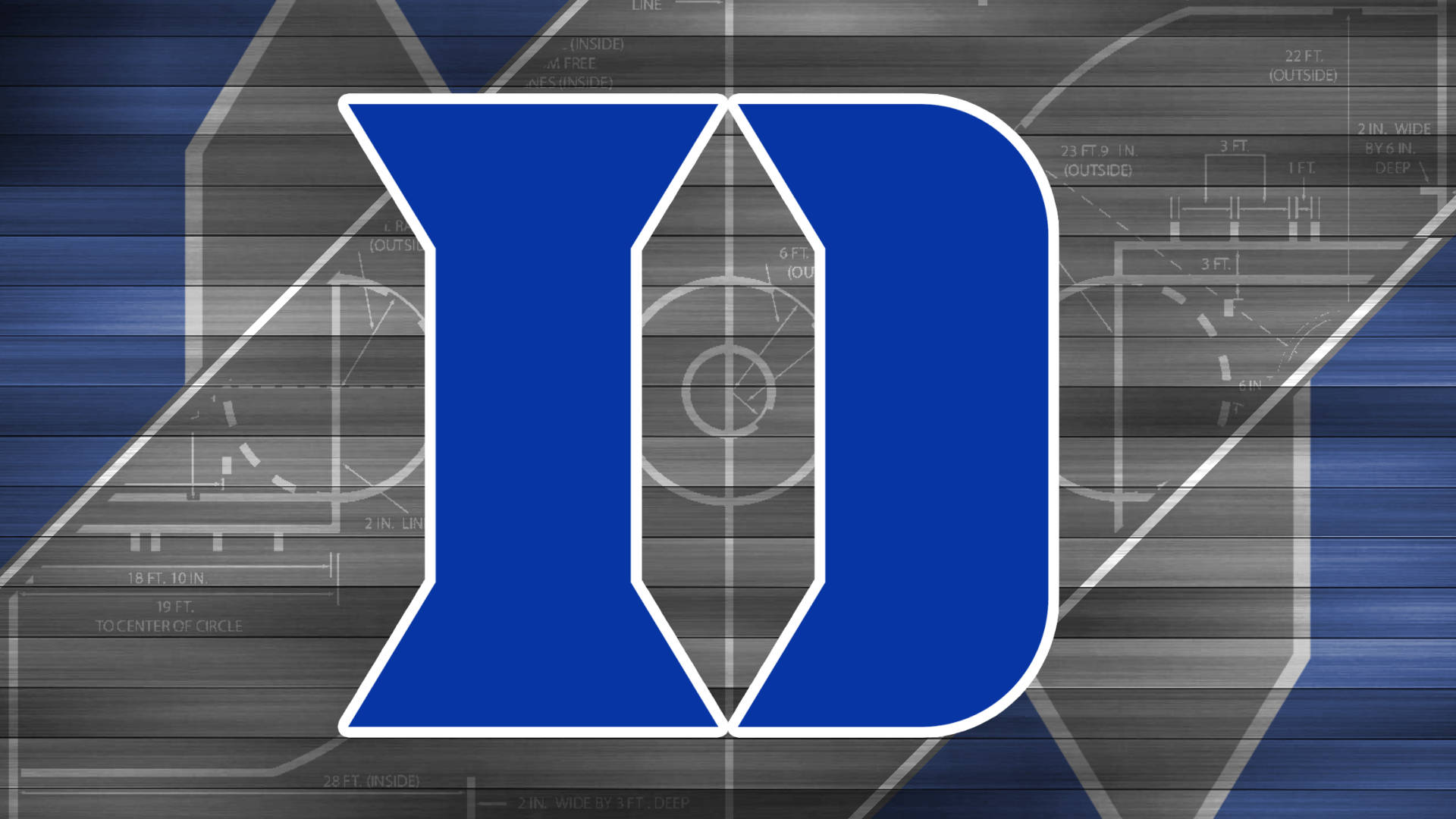 Duke Blue Devils Athletes Logo Background