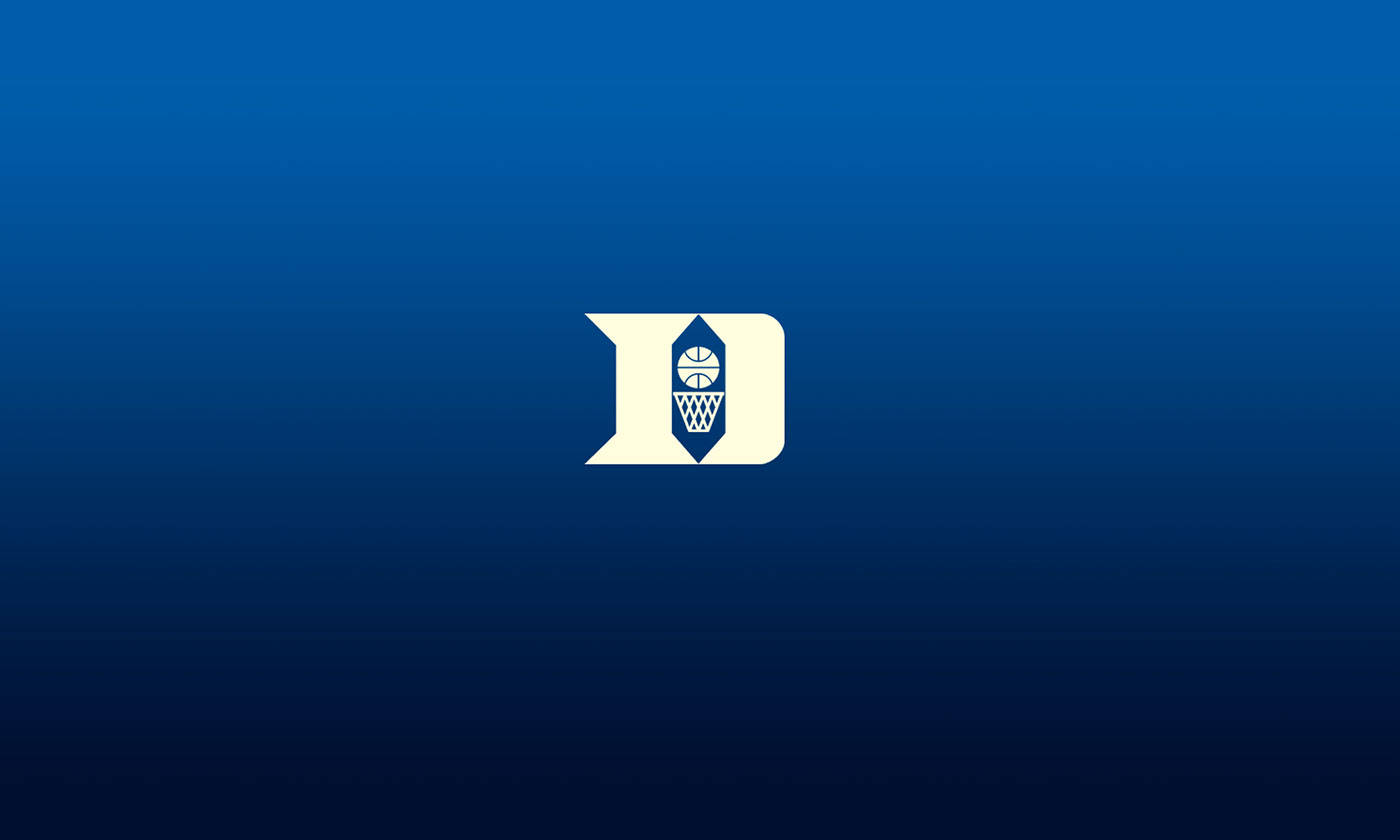 Duke Blue Devils Basketball Ring Logo Background