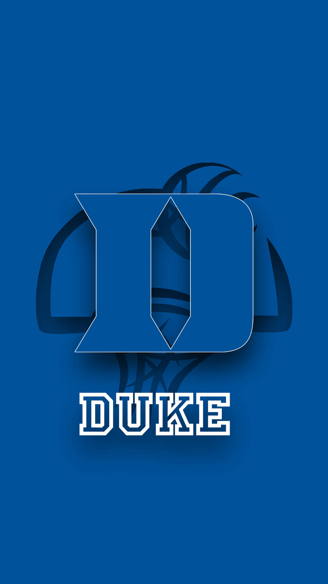 Duke Blue Devils Embossed Initial Logo Background