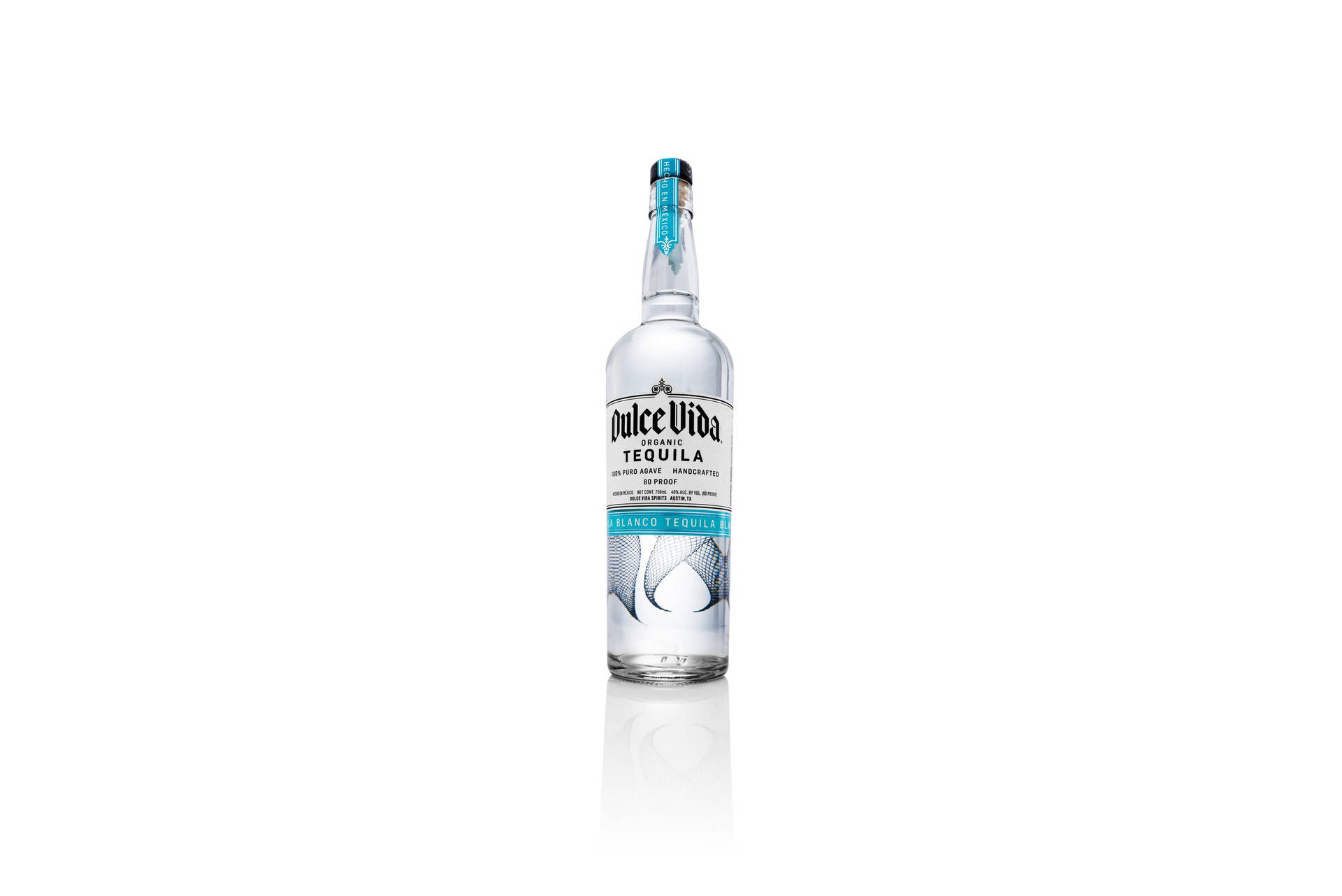 Dulce Vida Blanco Tequila Mexican Background