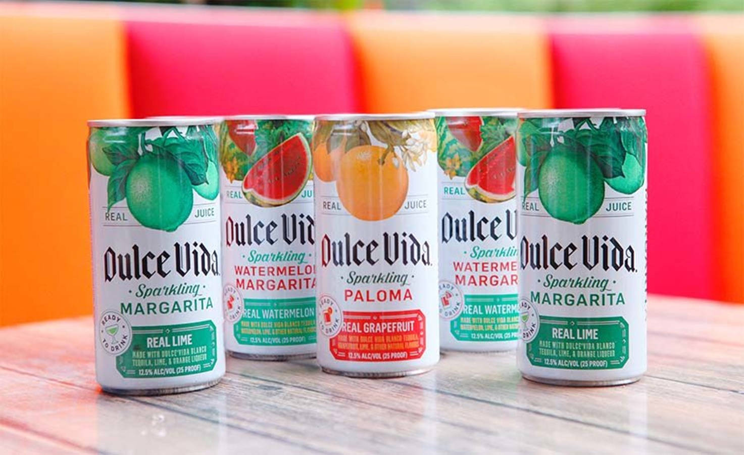 Dulce Vida Flavored Cocktail Canned Background