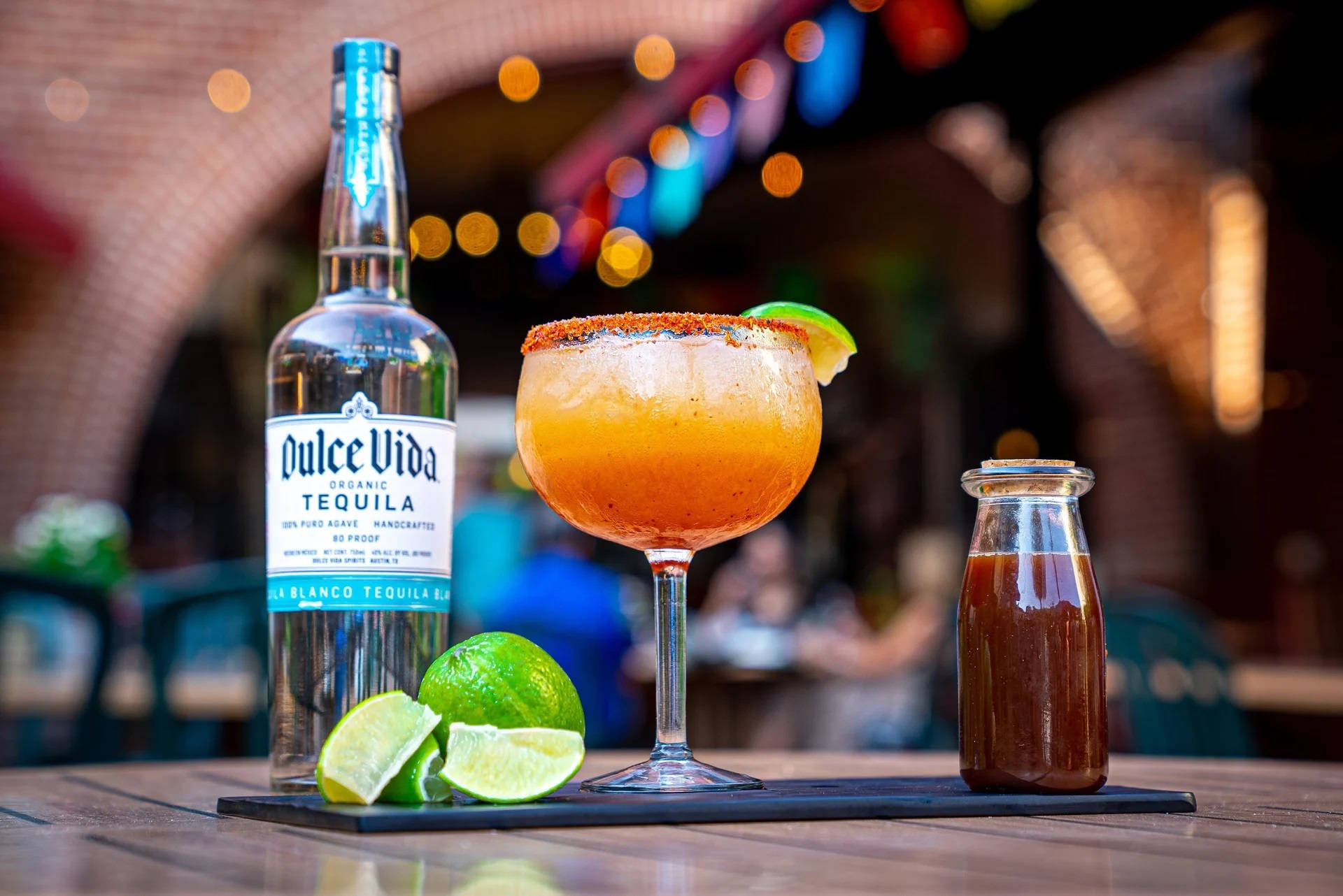 Dulce Vida Mexican Summer Drink Background