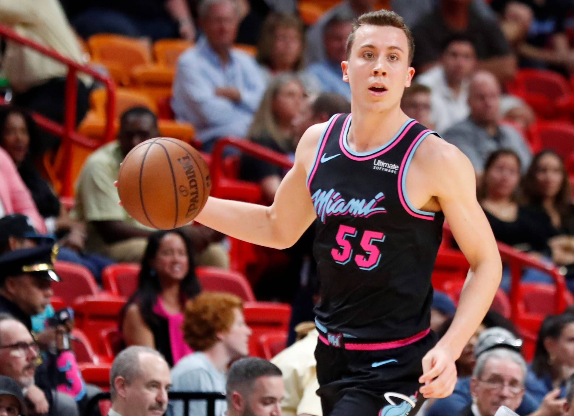 Duncan Robinson In Colorful Black Jersey
