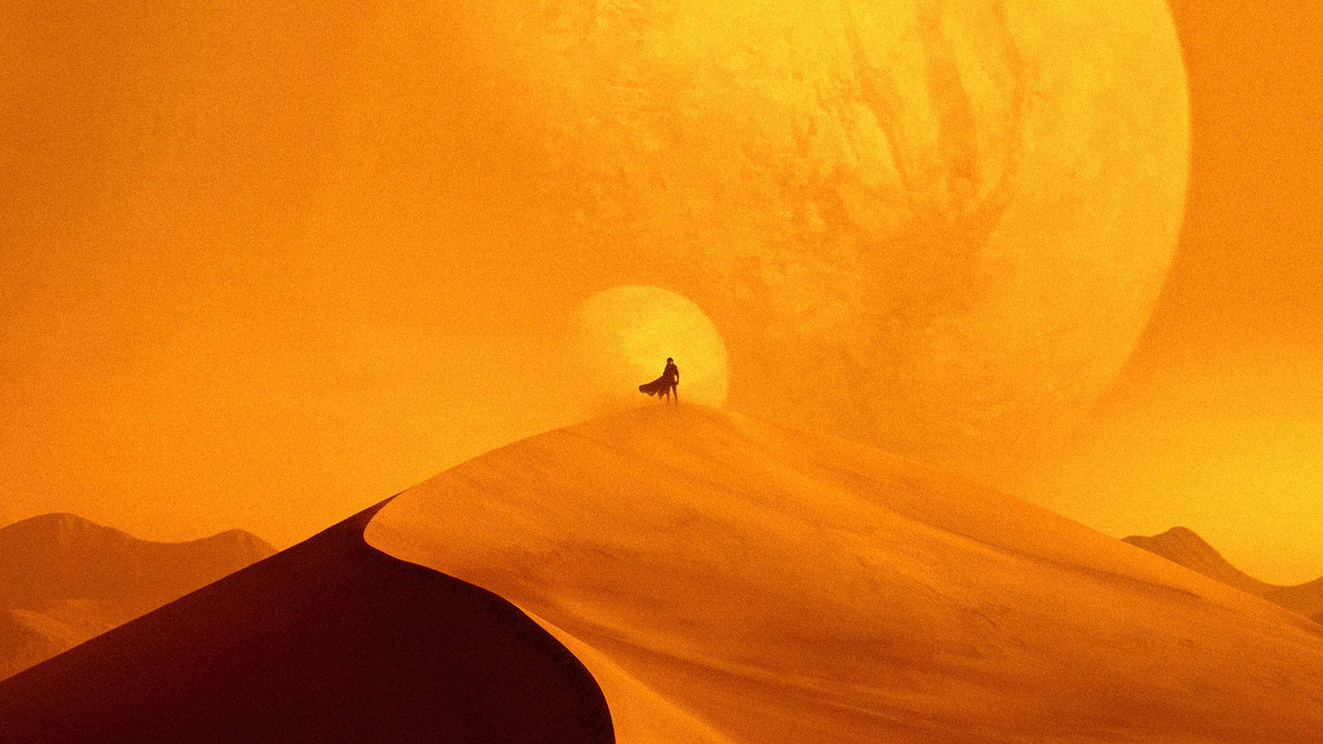 Dune 2021 Warm Sand Desert Background