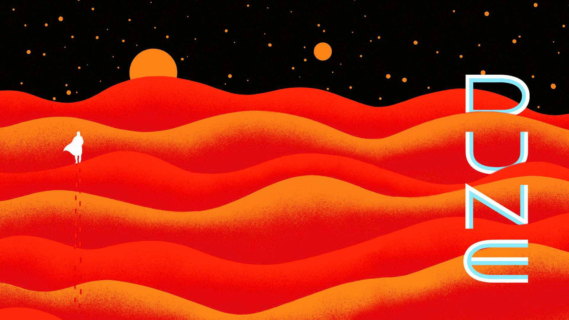 Dune 2021graphic Art Background