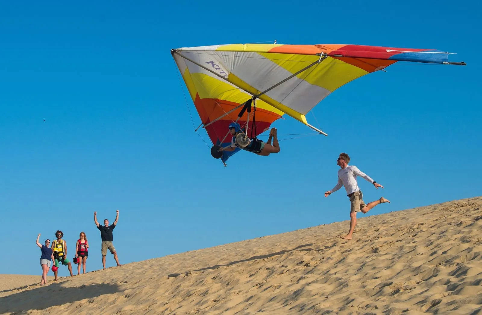 Dune Hang Gliding Beginner's Level Background