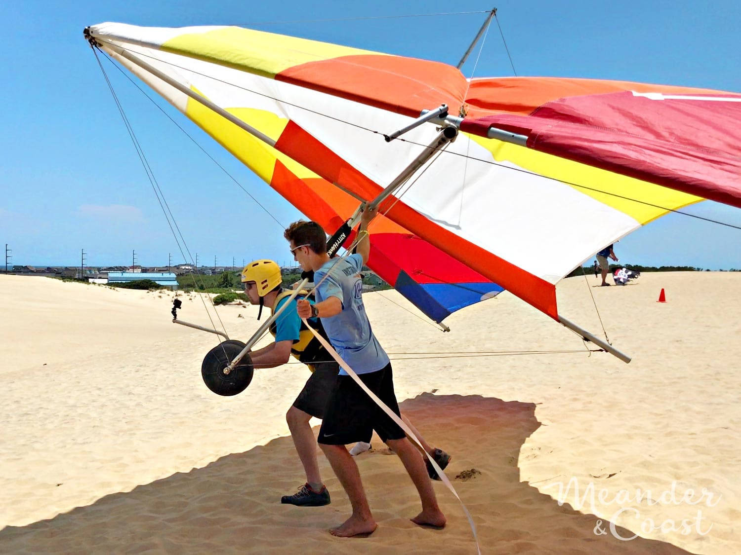 Dune Hang Gliding Coach Practice