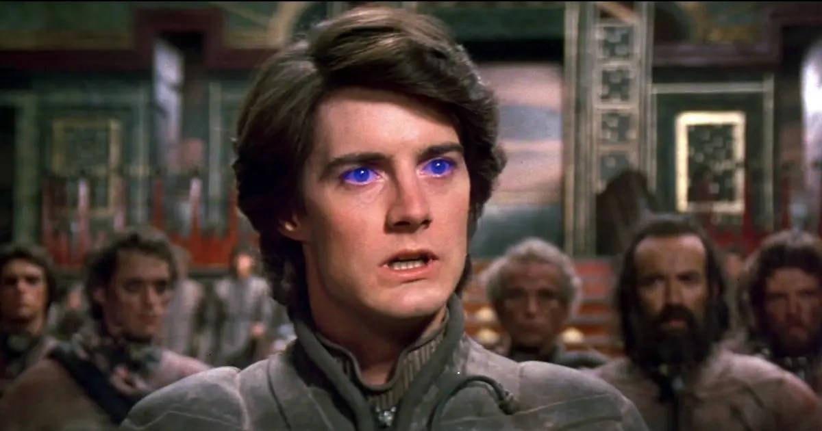 Dune Paul With Glowing Blue Eyes