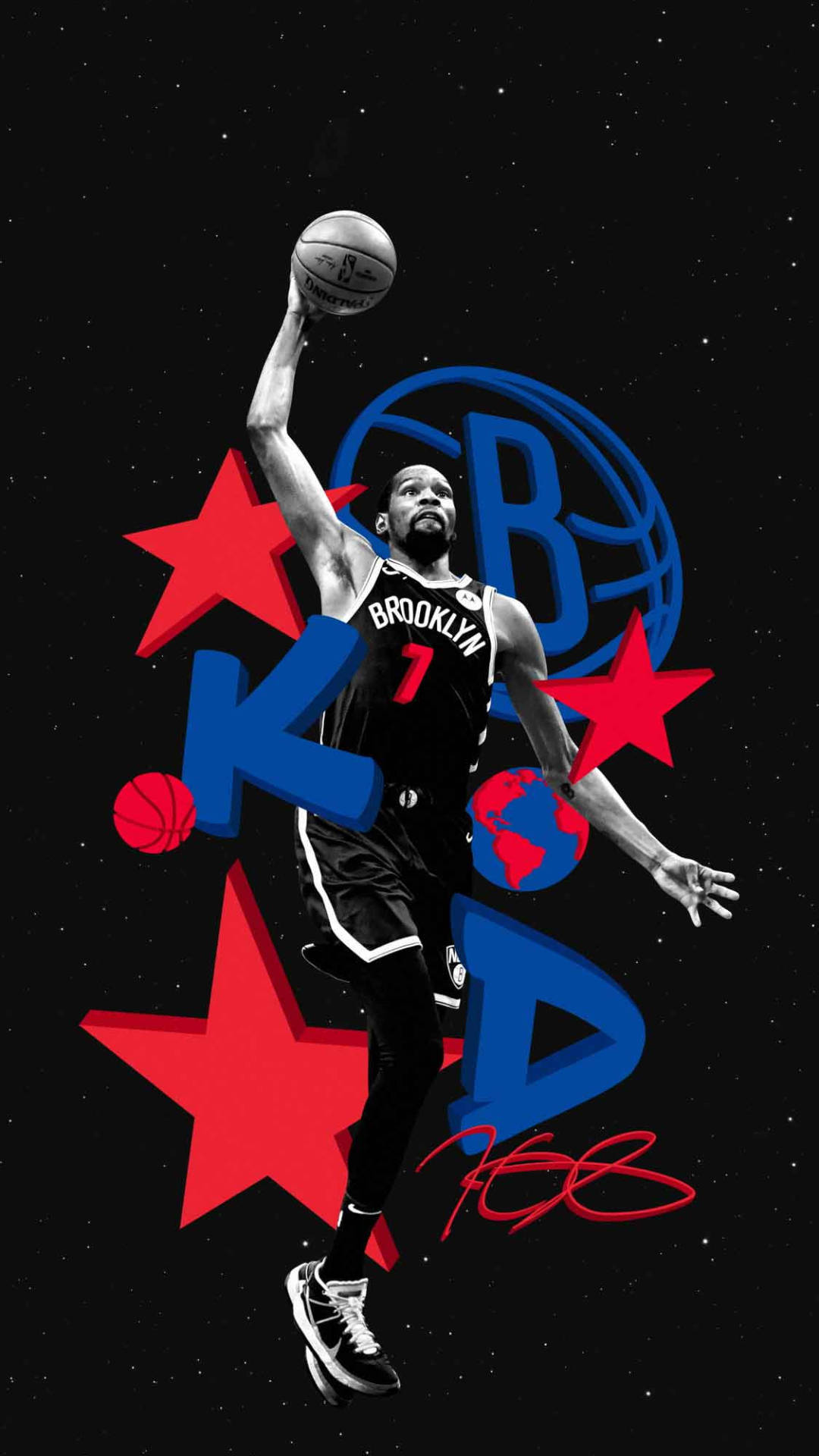 Dunk Kevin Durant Cool Background