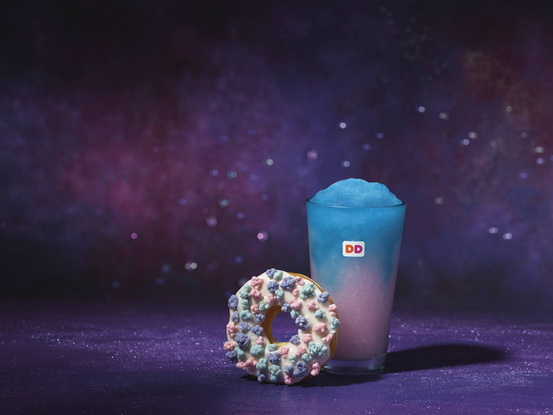Dunkin Donuts Galaxy Theme Background