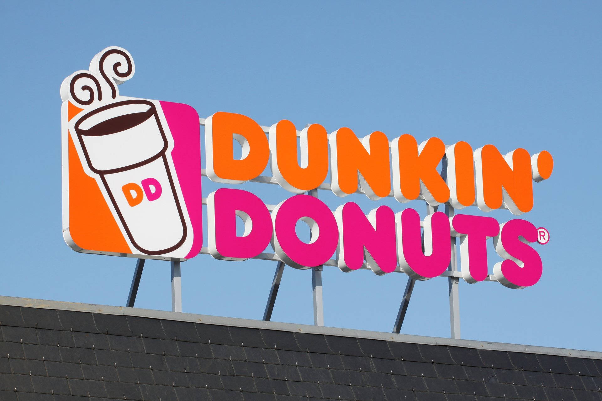 Dunkin Donuts Signage Background
