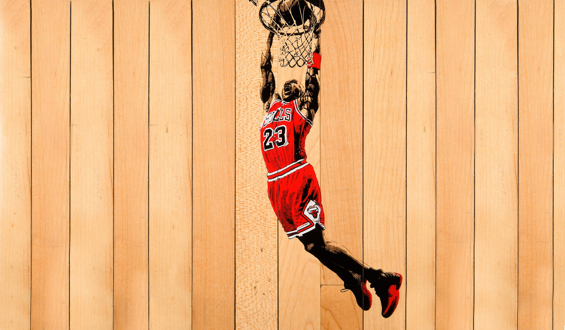 Dunking Michael Jordan 4k Background