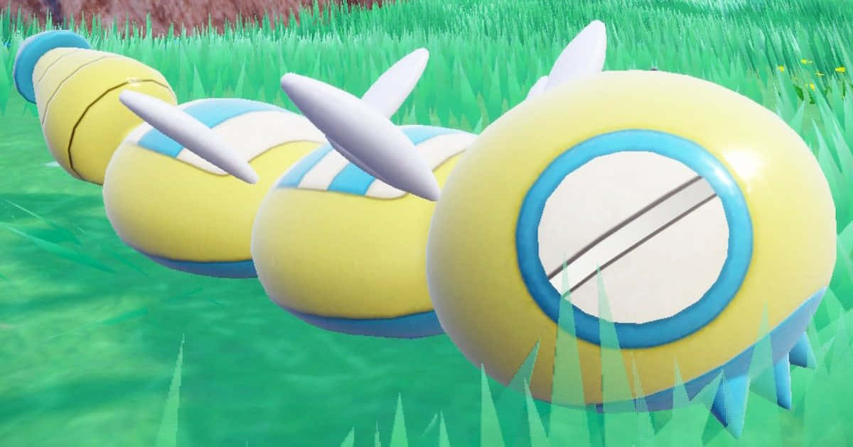 Dunsparce Close Up In Grass Background
