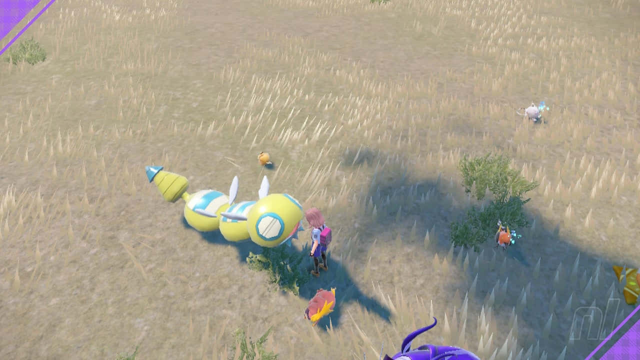 Dunsparce In Pokemon Violet Background