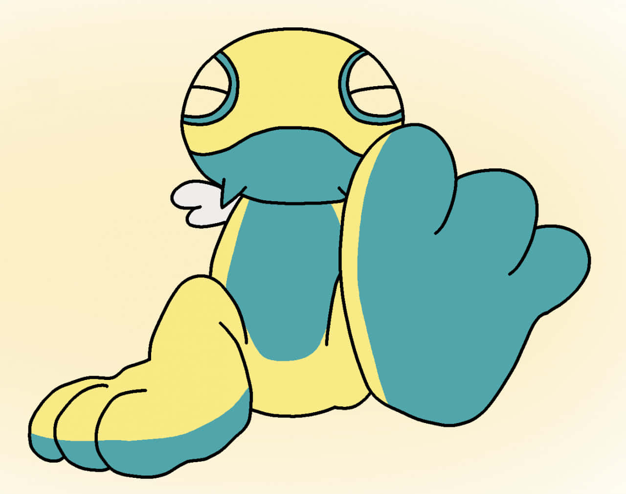 Dunsparce With Feet Background