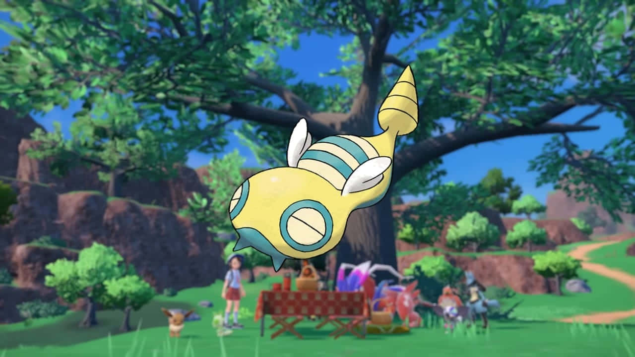 Dunsparce With Pokemon Picnic Background