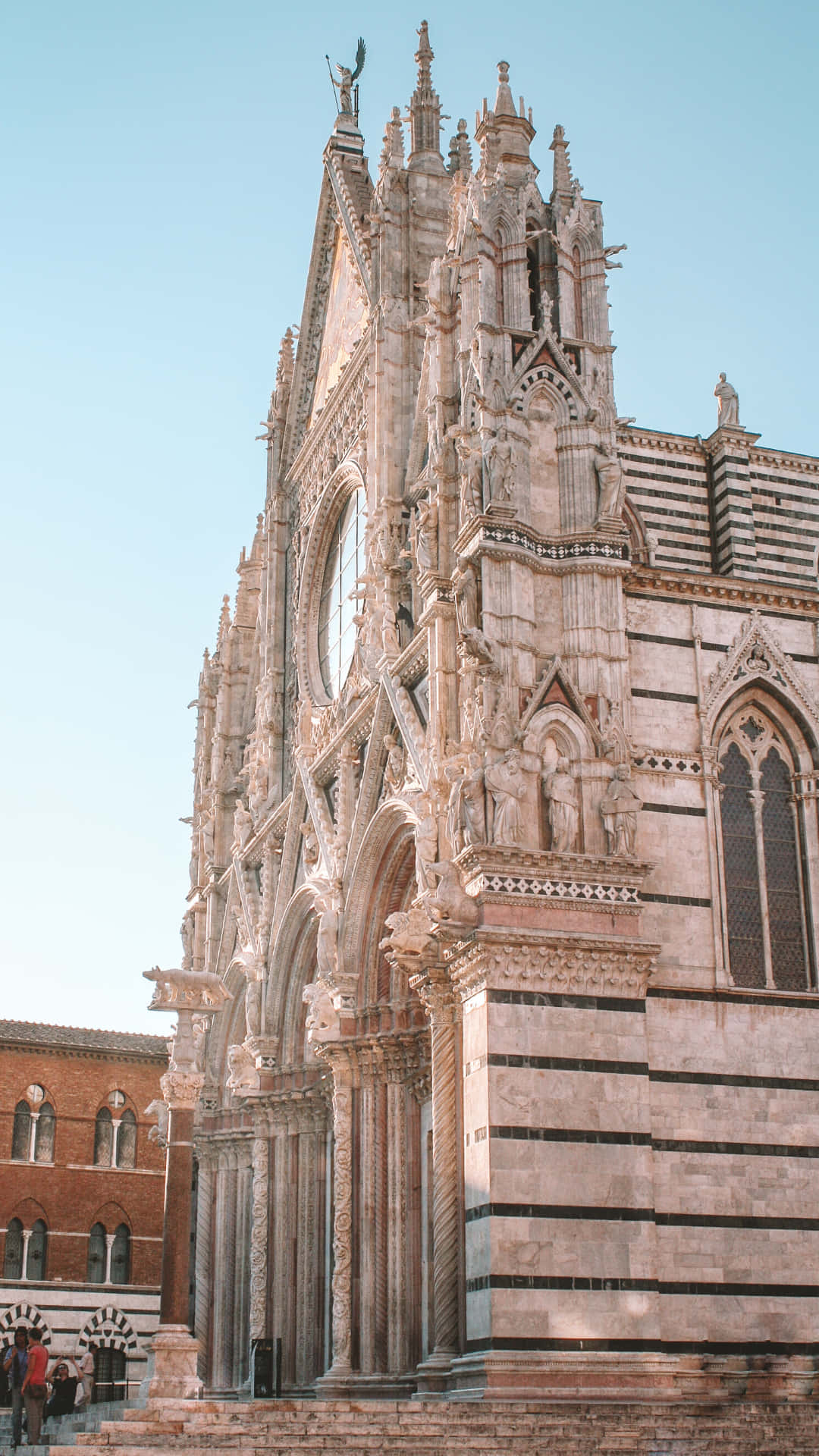 Duomo Di Siena Side View Background