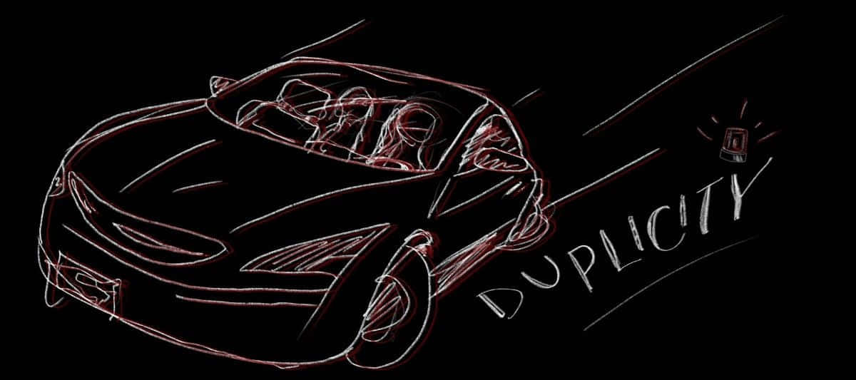 Duplicitous Car Drawing