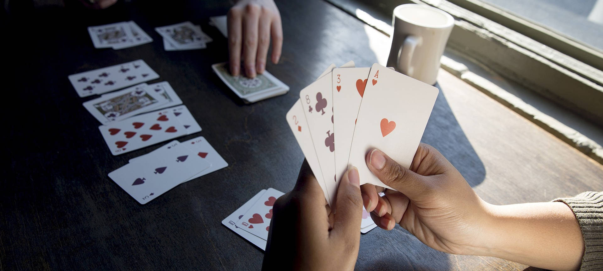 Durak Battle Beside A Window Background