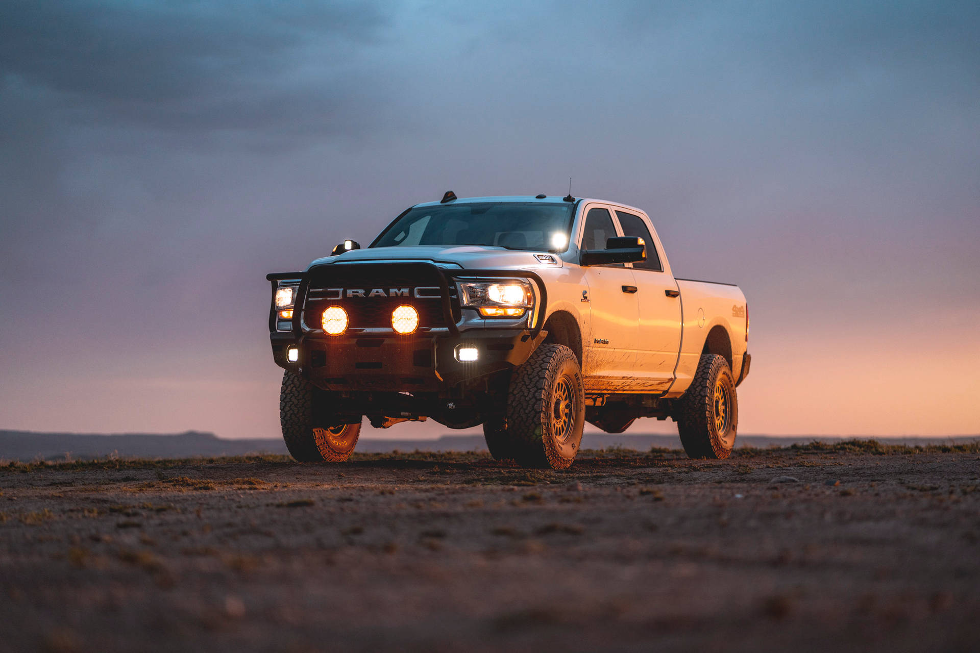 Duramax At Dusk Background