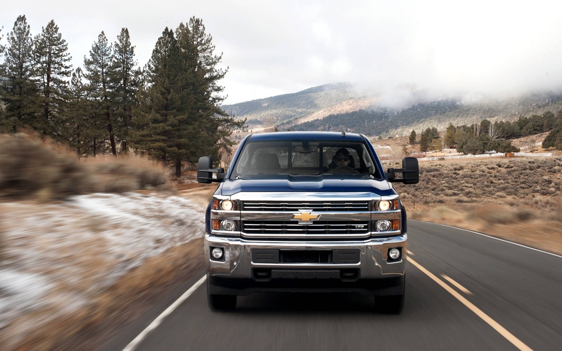 Duramax On The Road Background