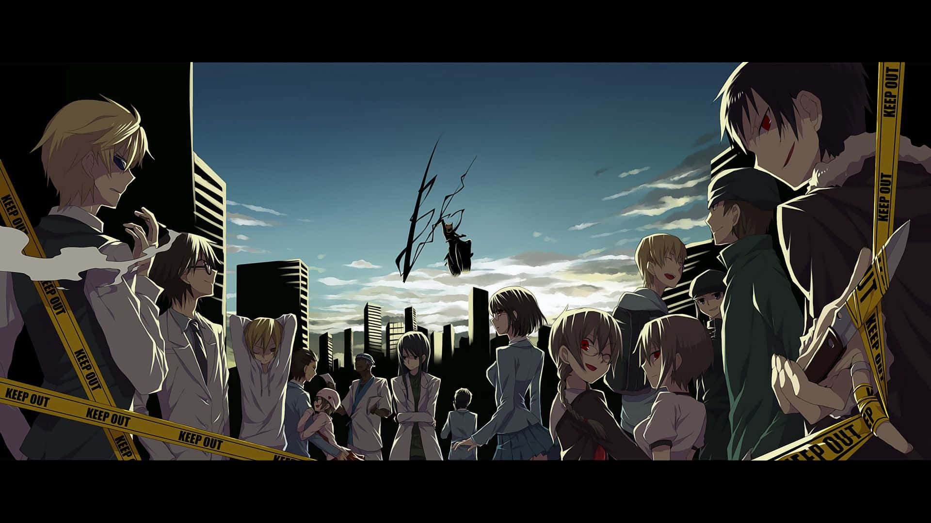 Durarara Main Characters In Ikebukuro Background