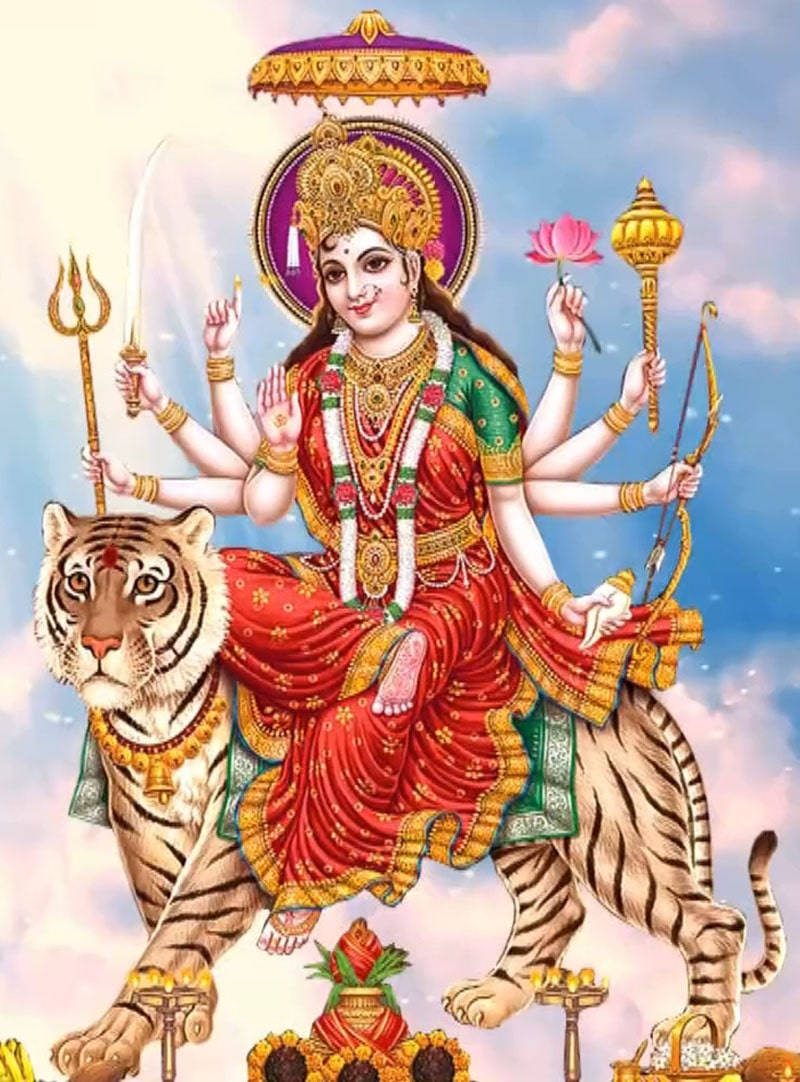Durga Devi And Dawon In The Sky