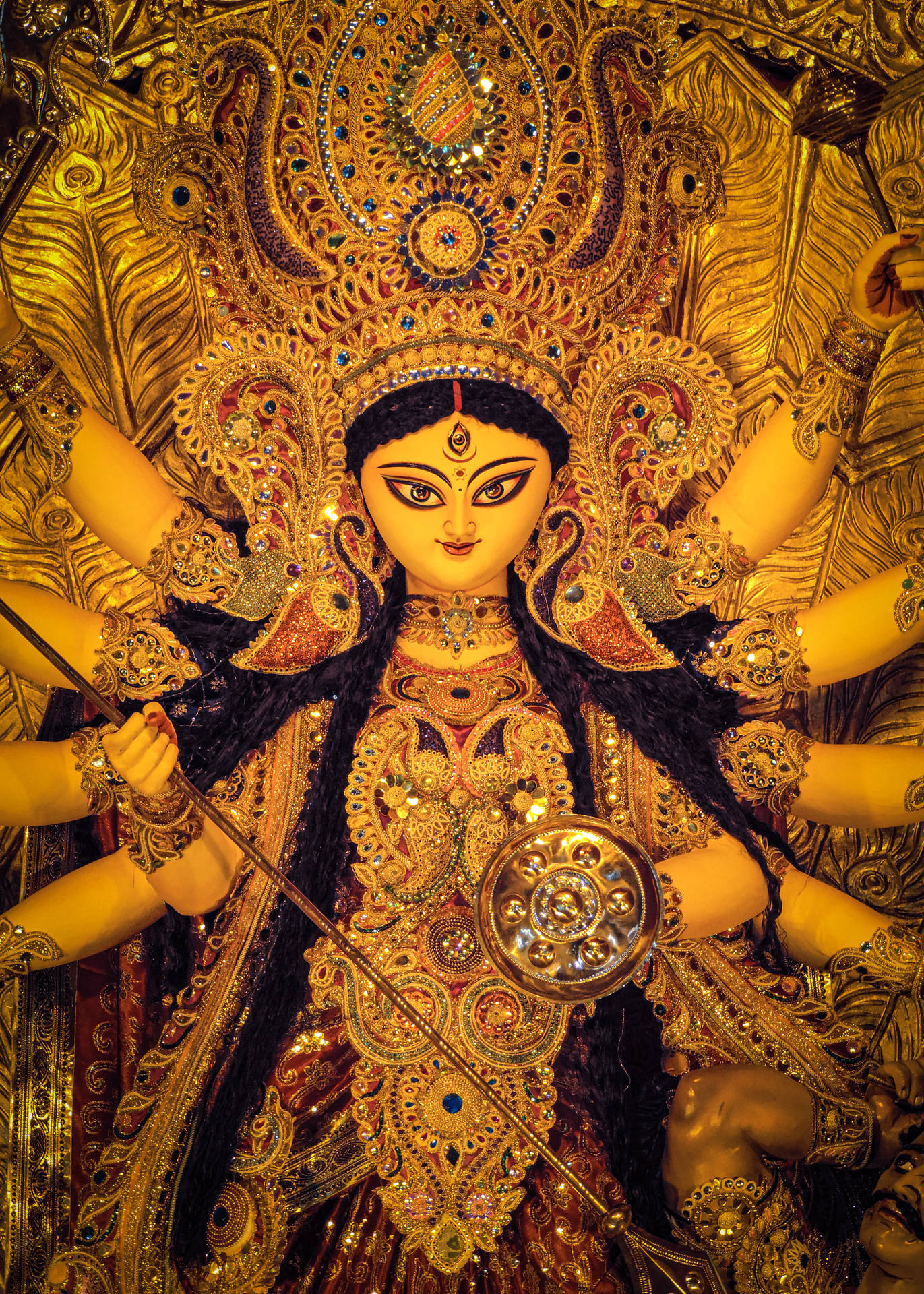Durga Devi Statue Figurine