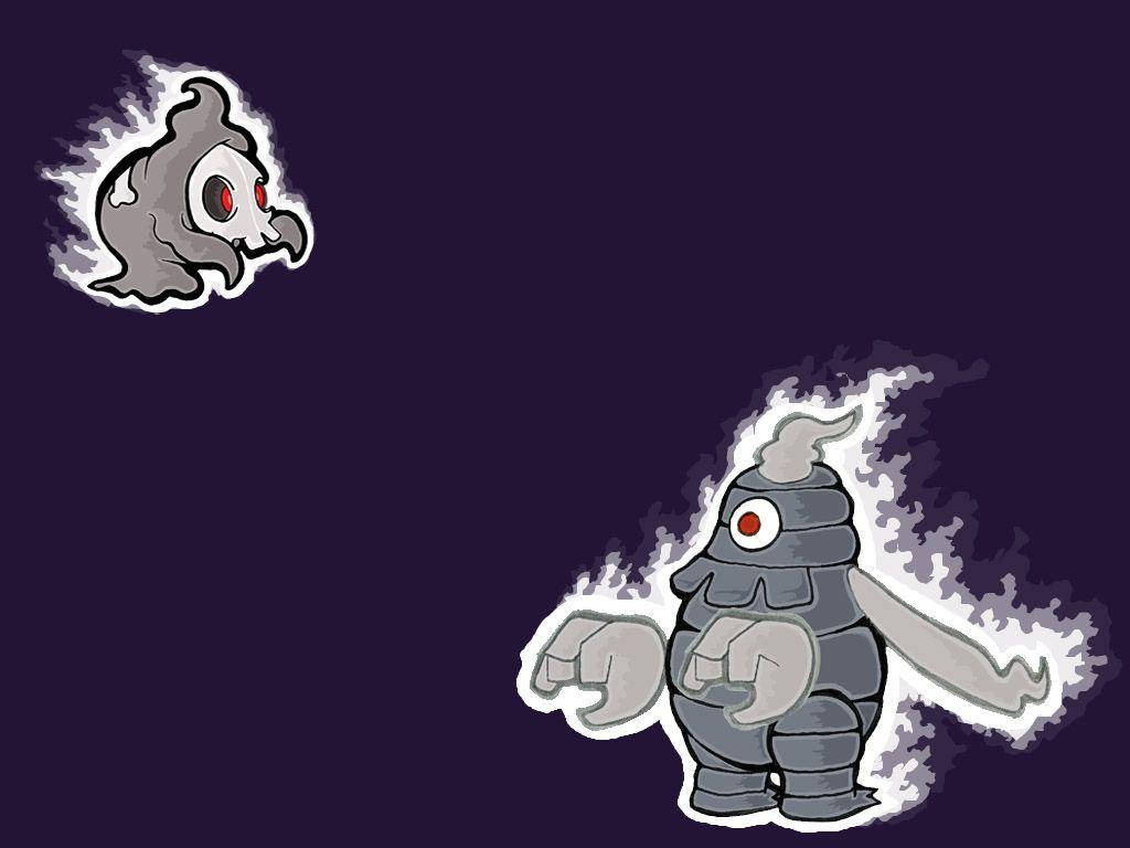 Dusclops With Duskull White Flames