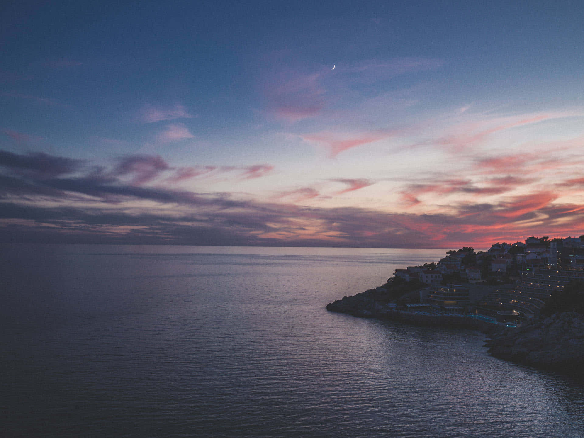 Dusk In Crotia Background