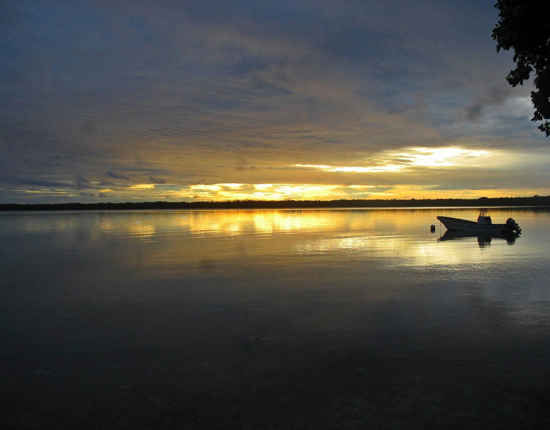 Dusk On Marshall Islands