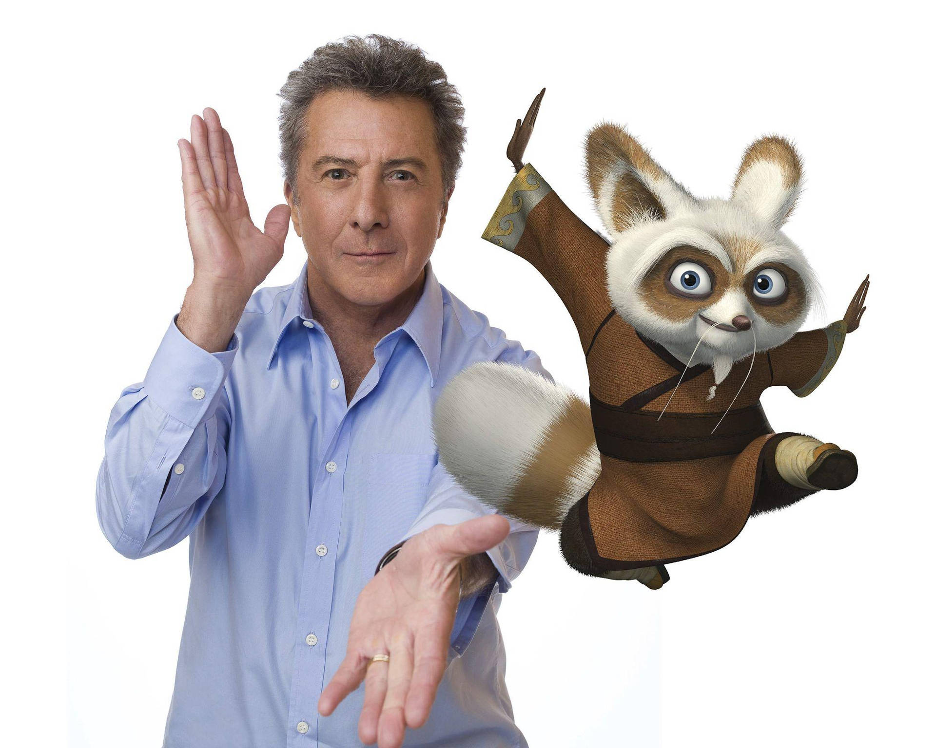 Dustin Hoffman Master Shifu Background