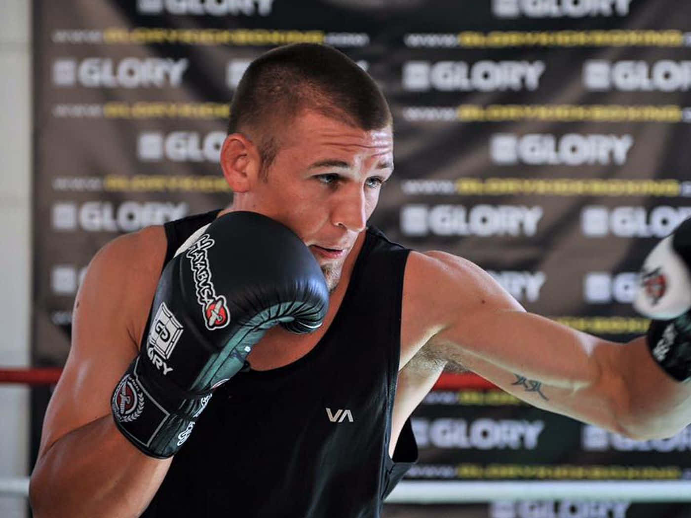 Dustin Jacoby Aiming To Punch Background