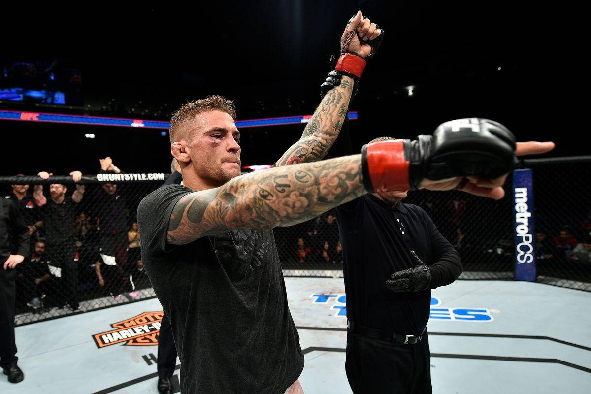 Dustin Poirier After Victory