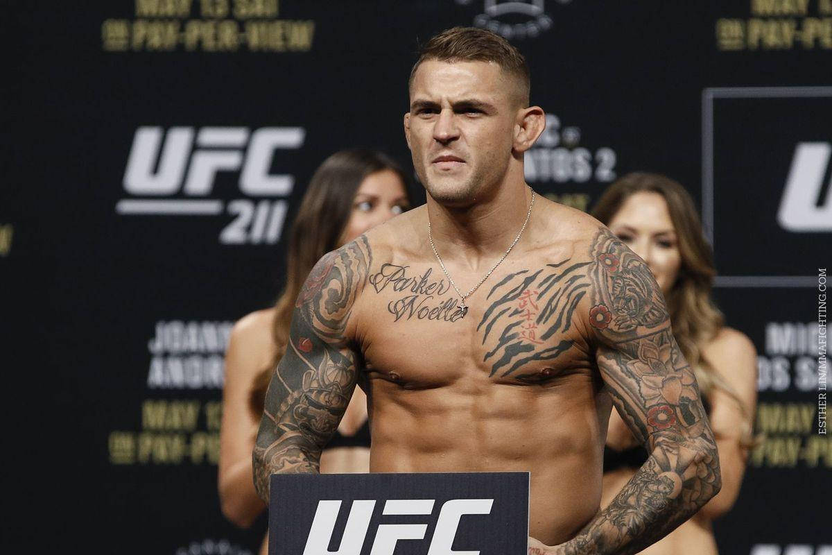 Dustin Poirier Muscular Weigh In