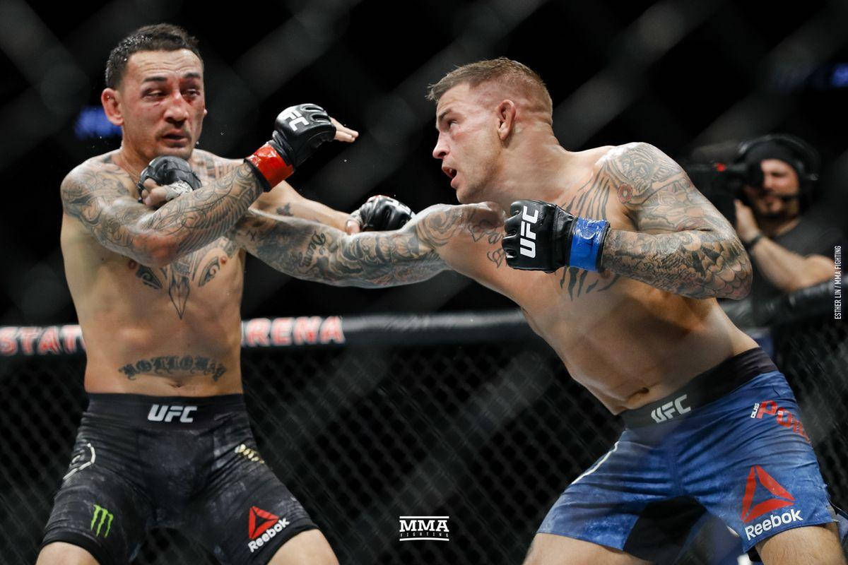 Dustin Poirier Punching Tired Max Background