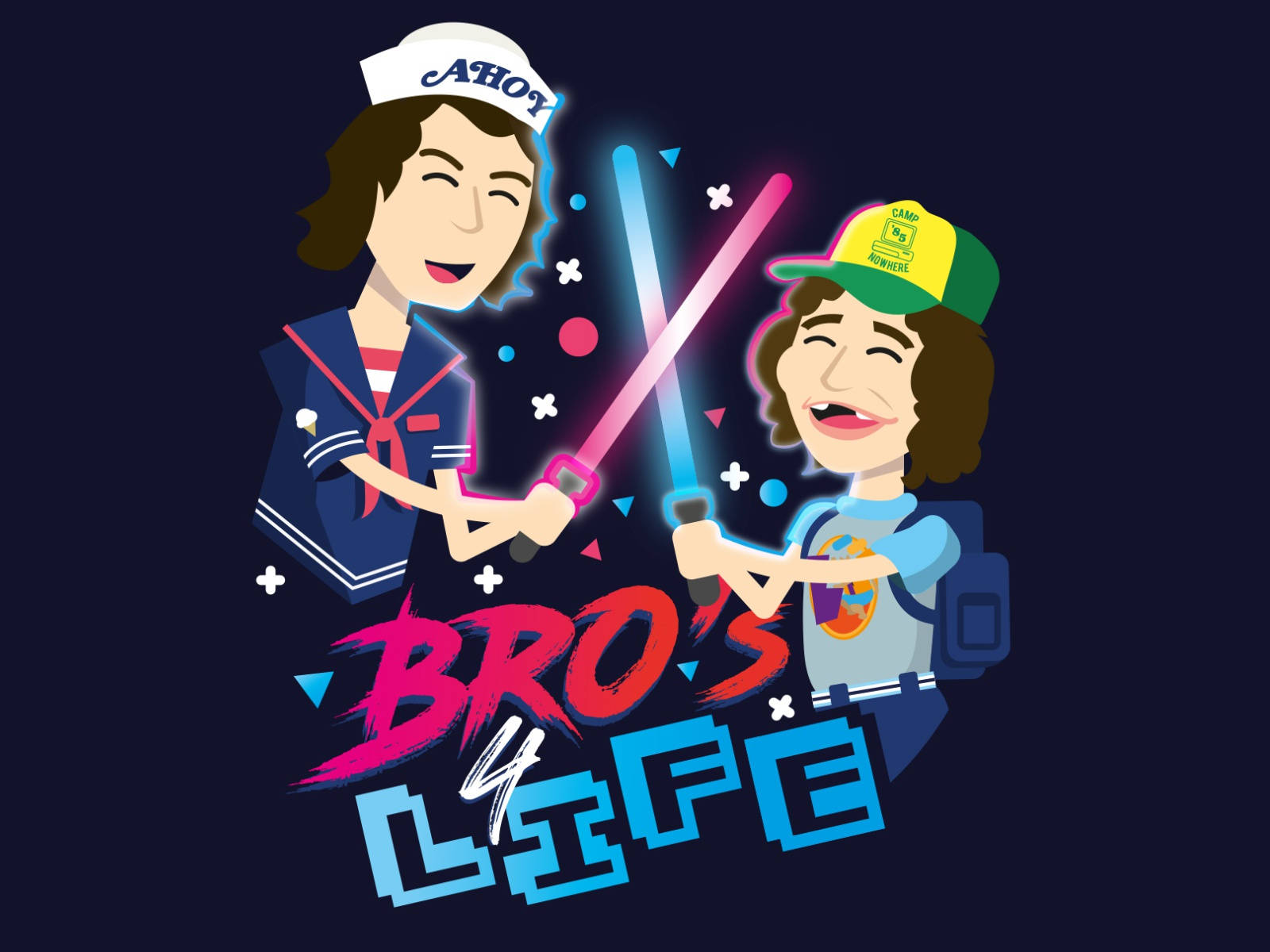 Dustin Steve Bros 4 Life Stranger Things