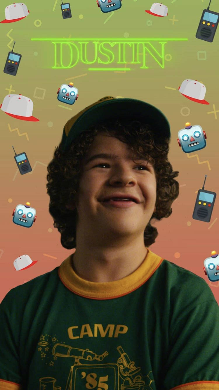 Dustin Stranger Things Character Poster Background