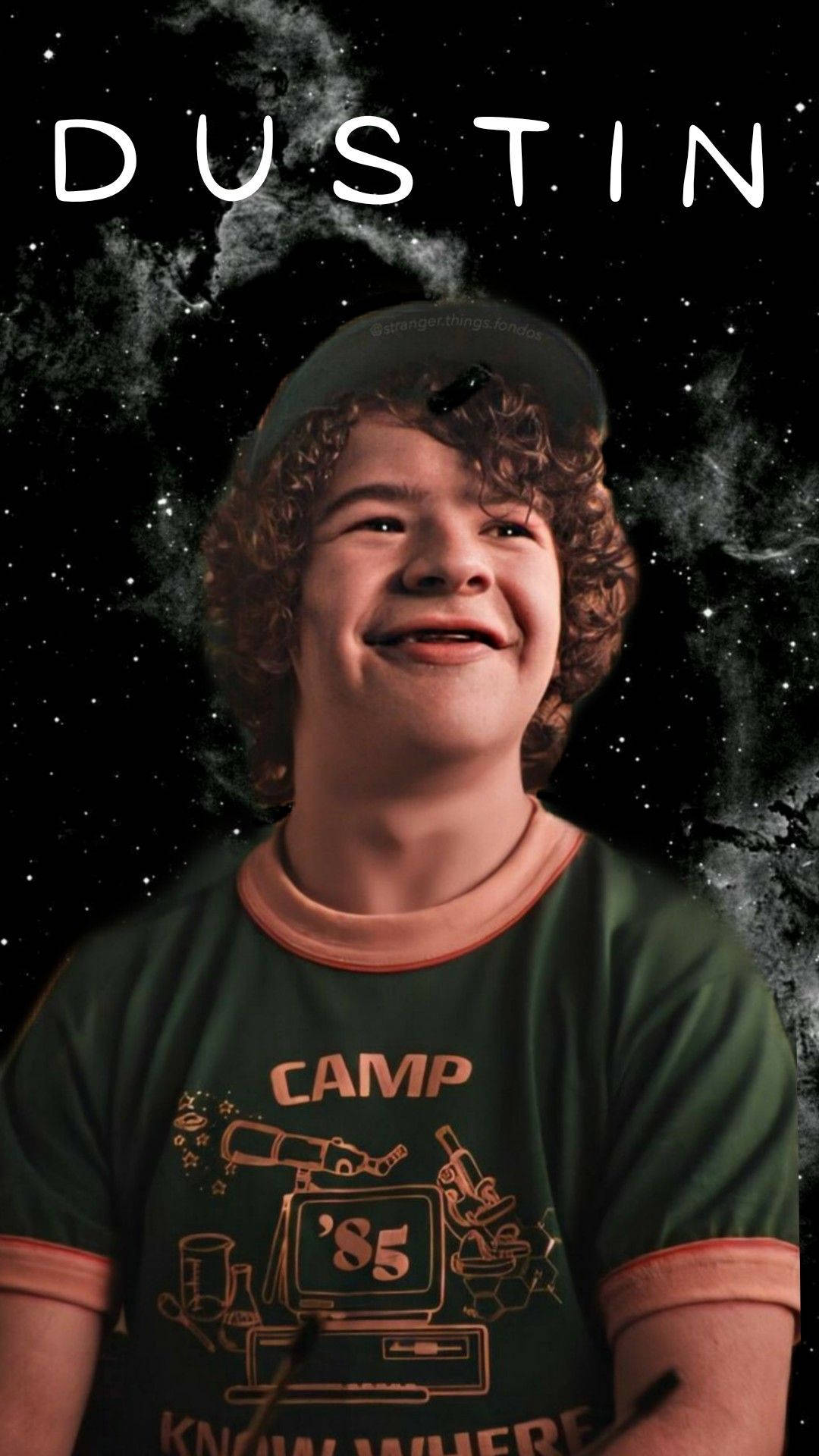 Dustin Stranger Things Movie Poster Background