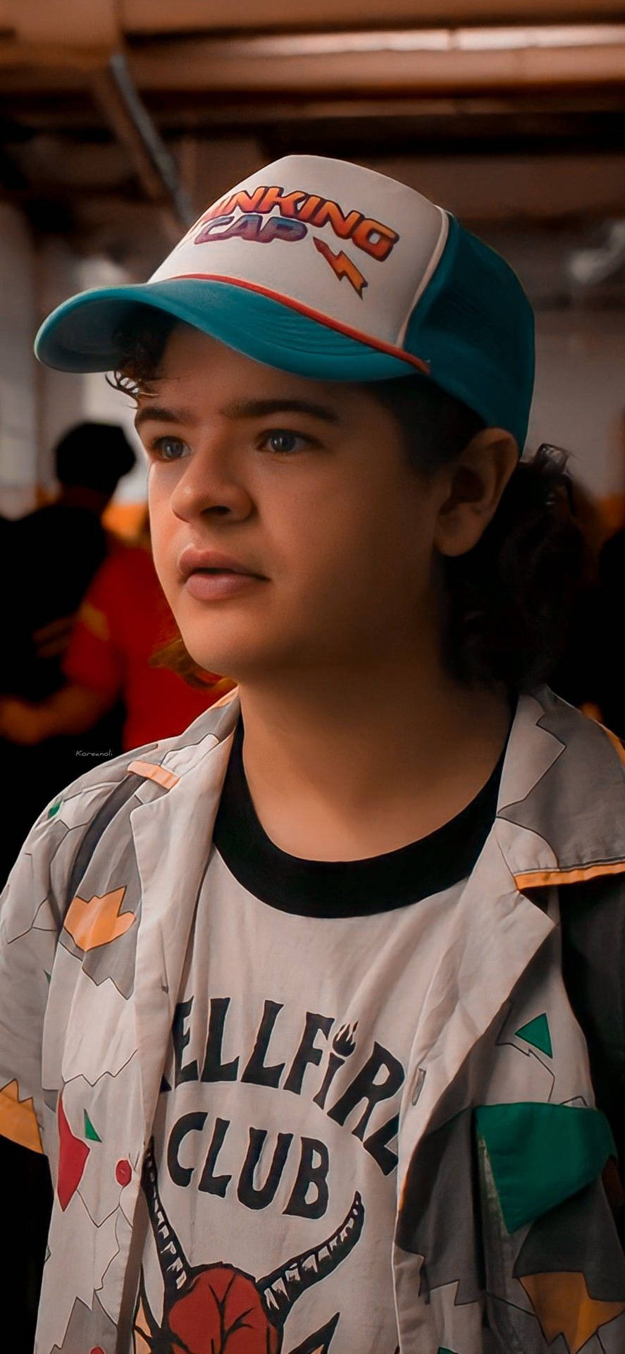 Dustin Wearing Cap Stranger Things