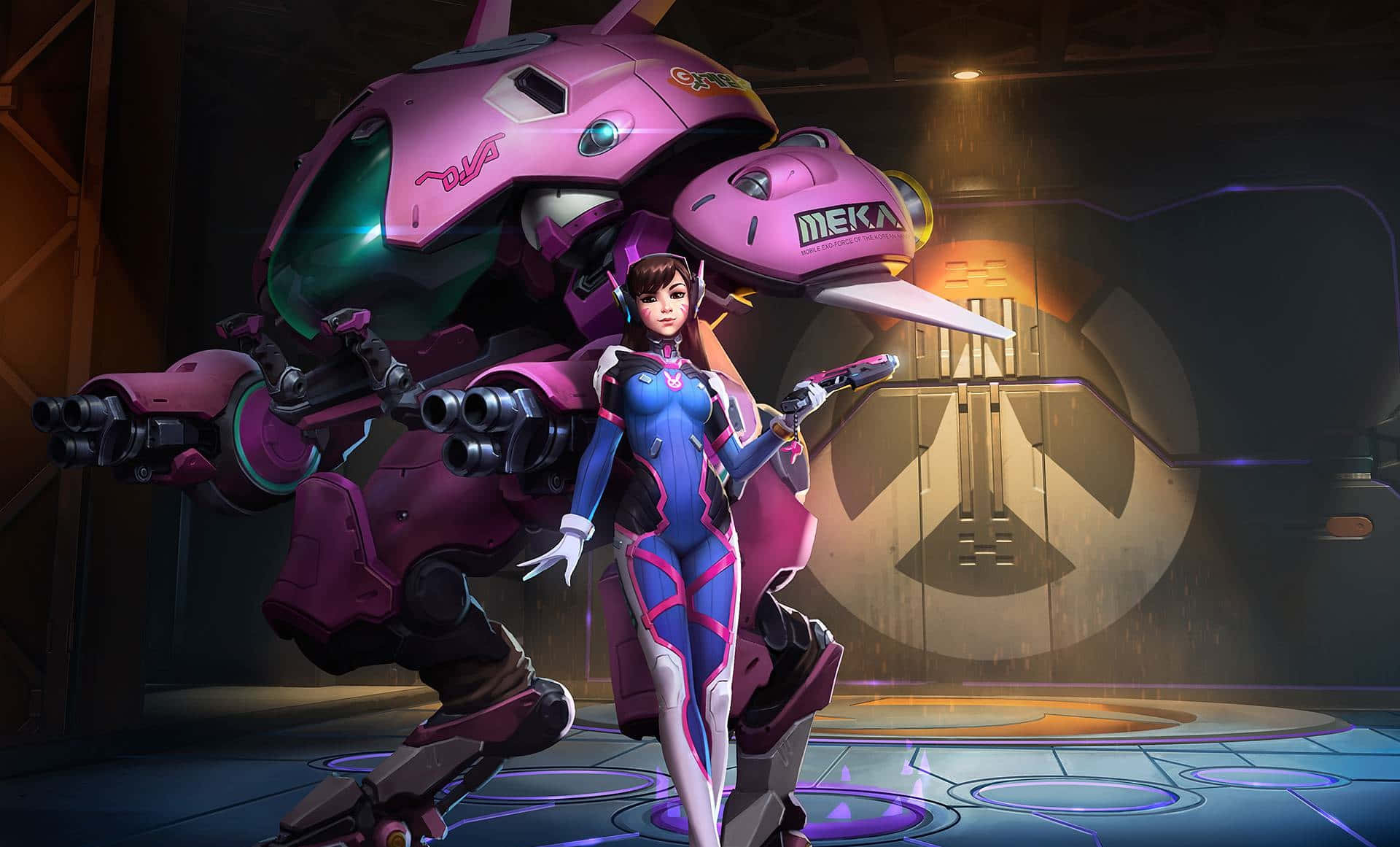 Dva And Meka Robot Overwatch