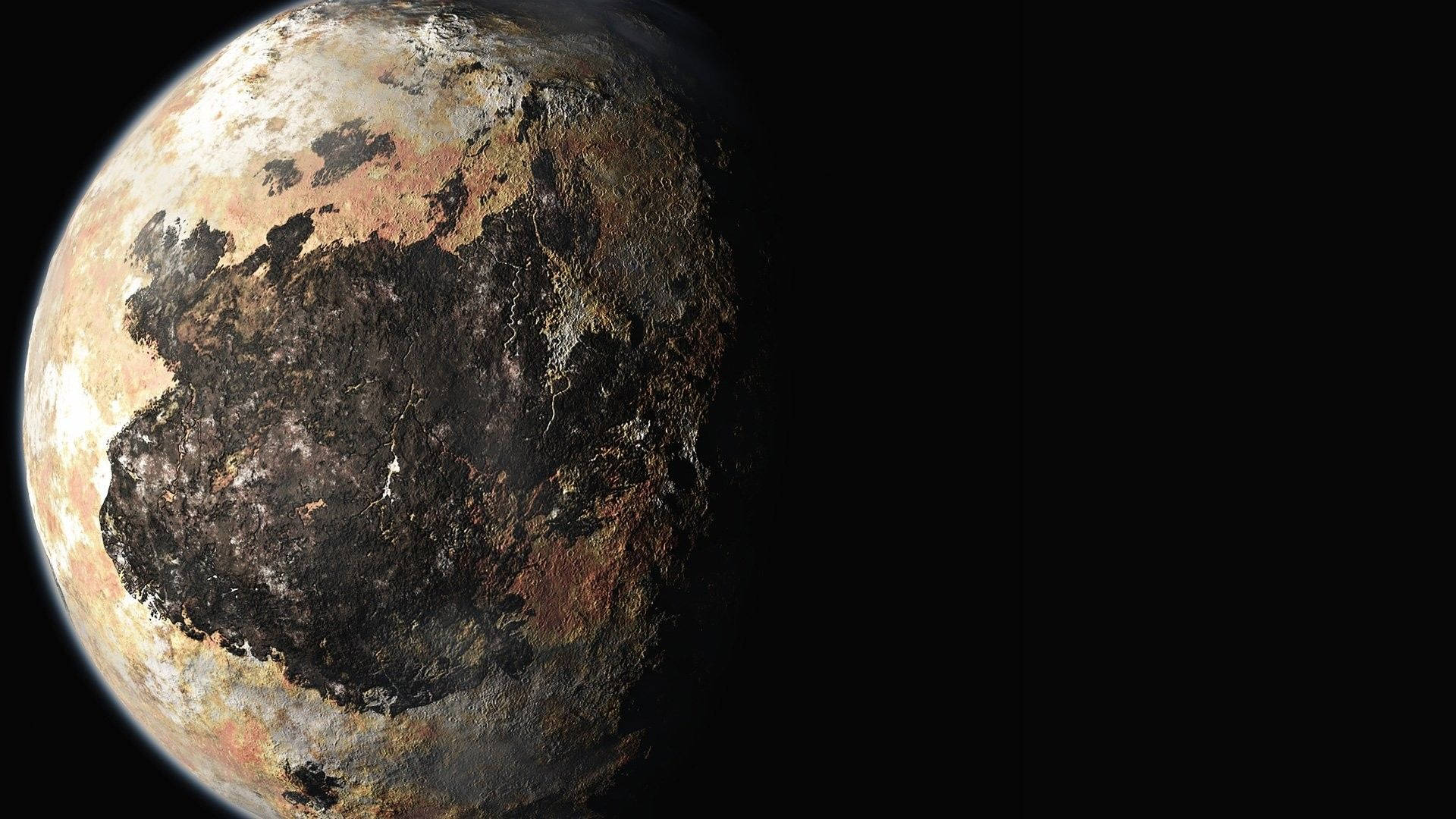 Dwarf Planet Pluto Background