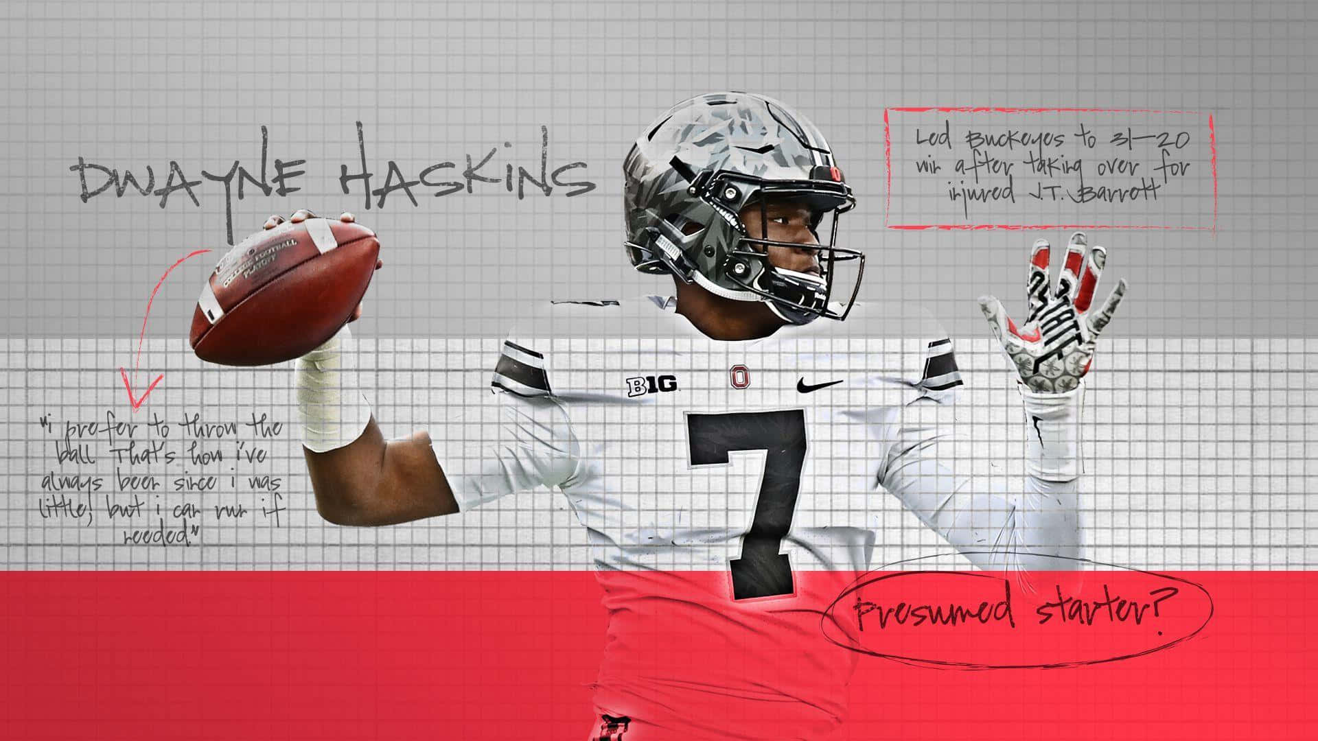 Dwayne Haskins Call Outs Gameplay Background