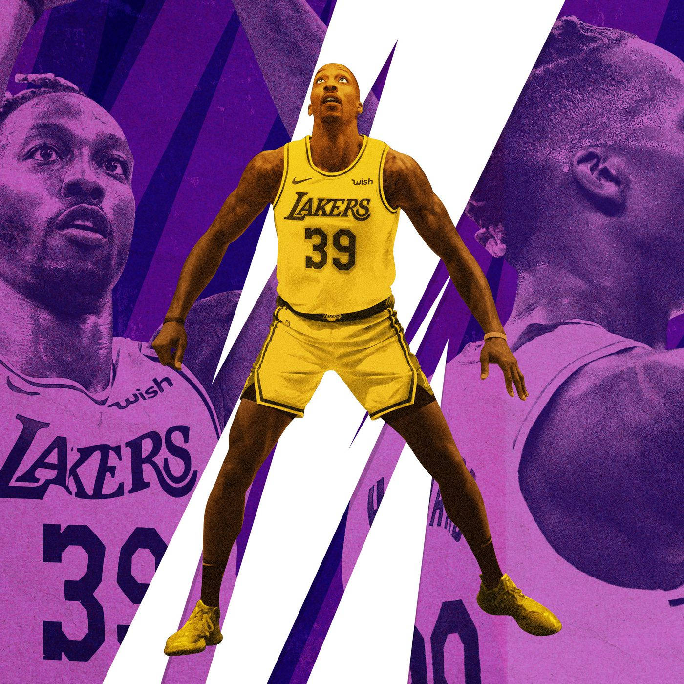 Dwight Howard La Lakers Aesthetic Fan Art