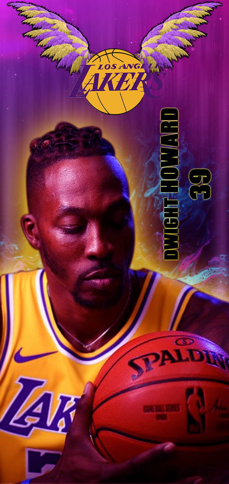 Dwight Howard La Lakers Fan Art Background