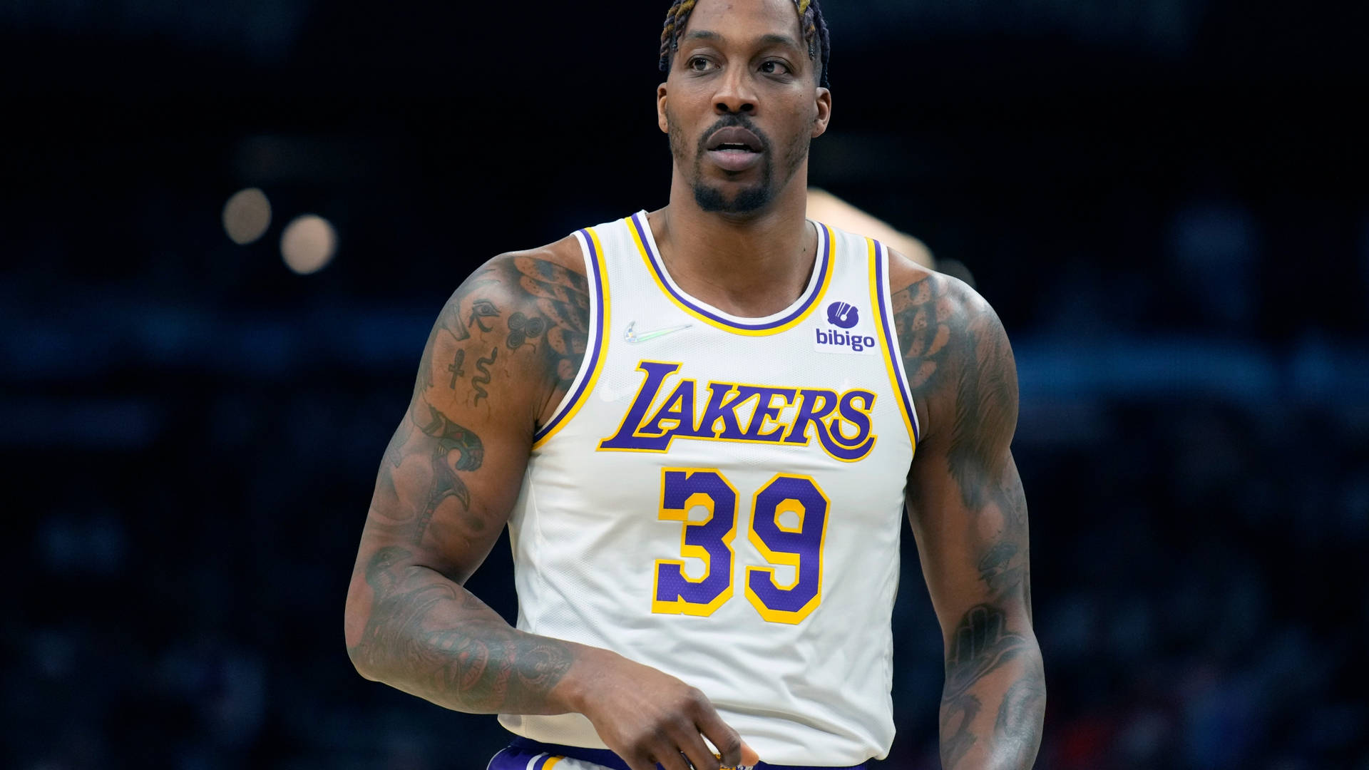 Dwight Howard Nba Lakers Basketball Photography Background