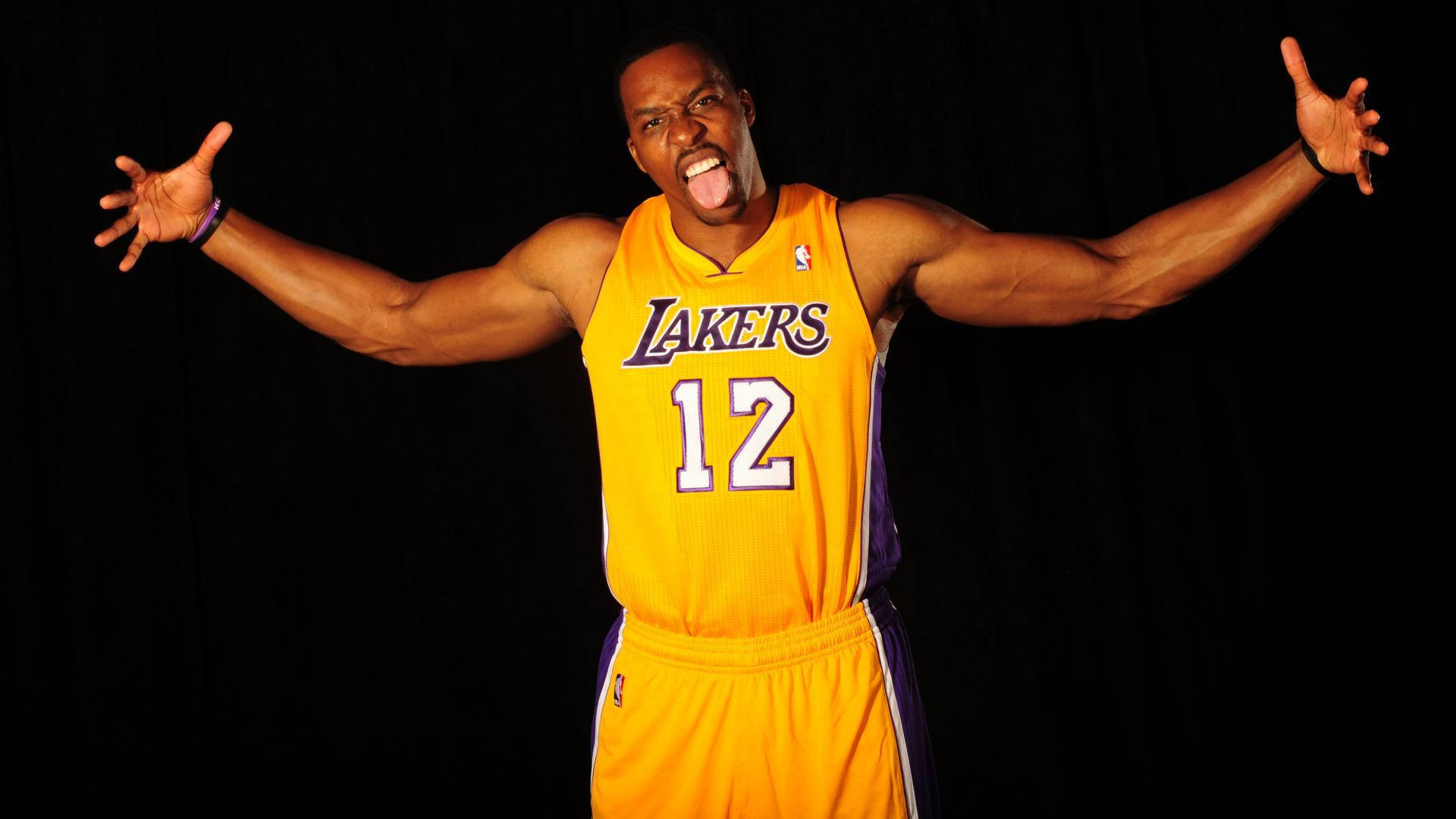 Dwight Howard Nba Lakers Funny Photography Background