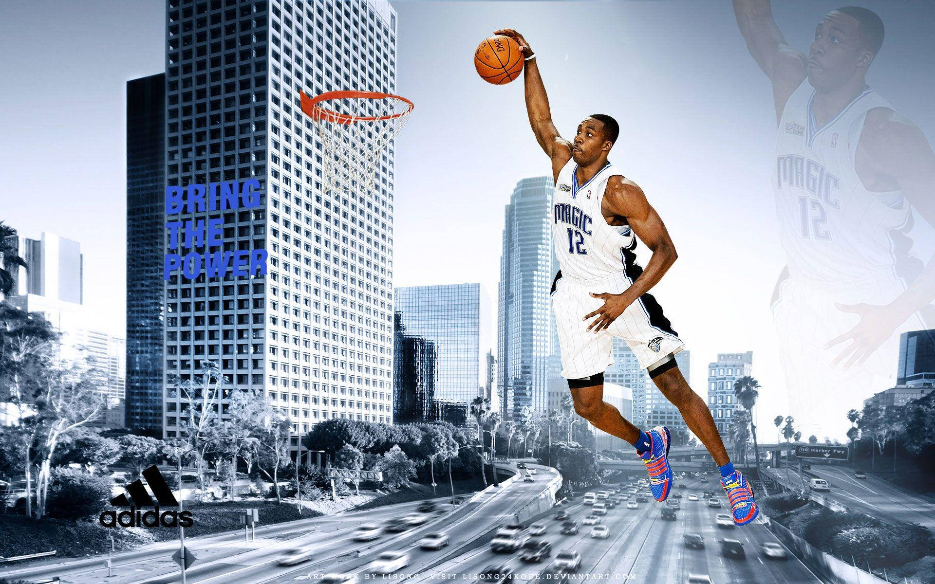 Dwight Howard Orlando Magic Nba Slam Dunk